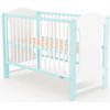 Dětská postýlka New Baby Elsa bílo-mátová (8596164121269)