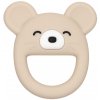 Lulaby silikónové hryzátko Myška Almond