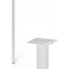 Walteco Nábytková noha guľatá, priemer 30mm, výška 700mm, biela , 50308