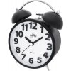 Analógový kovový budík Happy Morning MPM C01.4056.90, čierny