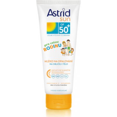 Astrid Sun OF 50+ - Mlieko na opaľovanie pre celú rodinu 250 ml