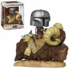 Funko POP! Star Wars The Mandalorian Mando on Bantha with The Child in Bag Star Wars 416