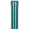 Stĺpik Strend Pro METALTEC, 48/2500/1,50 mm, zelený, okrúhly, čiapočka, Zn+PVC