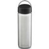 Fľaša na pitie Klean Kanteen Wide w/Wide Loop Cap, brushed stainless, 800 ml (1009489)