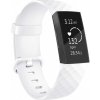 BStrap Silicone Diamond Large remienok na Fitbit Charge 3 / 4, white SFI008C11