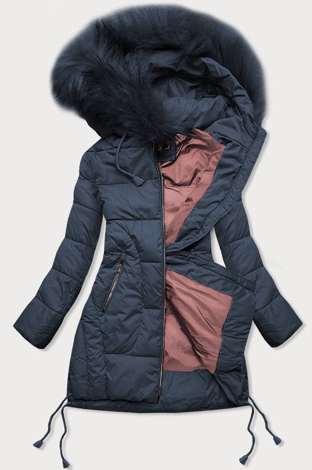 Dámska zimná bunda s prešívaním 7690 tmavomodrá od 62,9 € - Heureka.sk
