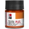 Marabu farby na textil Plus 50 ml červenooranžová