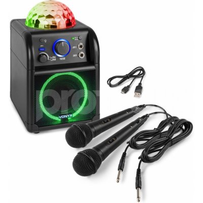 Vonyx SBS55B BT Karaoke reprobox LED Ball černá