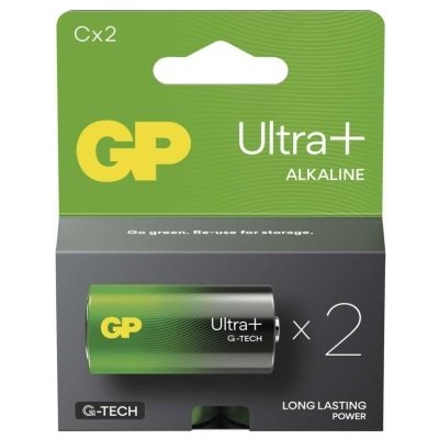 Alkalická batéria GP Ultra Plus LR14 (C) 4891199217654