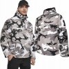 Urban Classics Fleece Pull Over Windbreaker snowcamo