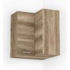 Drevona, REA ALFA UP 068 60x72, dub canyon (REA ALFA UP 068 skrinka horná rohová s dvierkami)