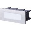 Emos ZC0108 LED orientačné zápustné svietidlo 1x5W | IP65 - teplá biela, nerez