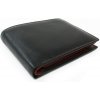 Čiernohnedá pánska kožená peňaženka s vnútornou zápinkou Malachi
