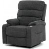 Polohovacie kreslo sivé, elektrické TV-S8348 GREY2