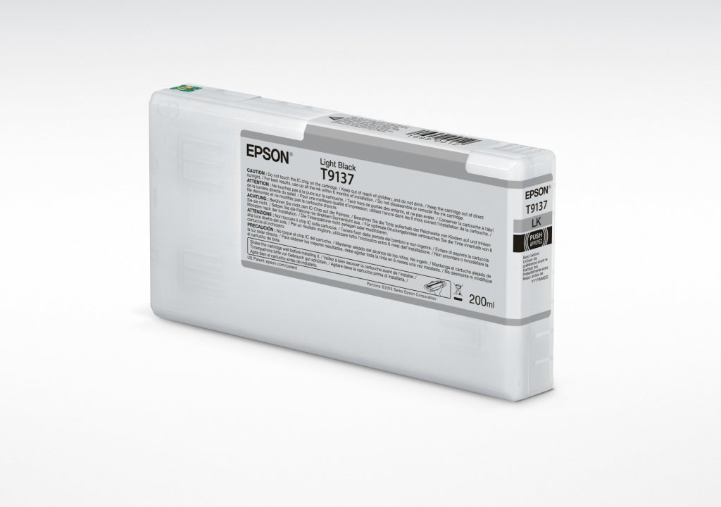 Epson T9137 Light Black - originálny