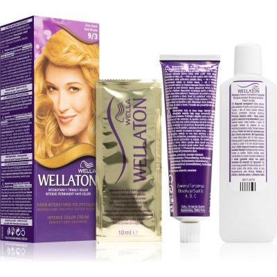 Wella Wellaton Intense permanentná farba na vlasy s arganovým olejom odtieň 9/3 Gold Blonde 1 ks