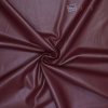 Koženka strečová so zamatovým rubom, vínová 1 m