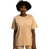 Dámske tričko GymBeam Strix Women‘s Lunar Oversized Tee Sandshell M