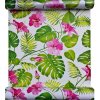 Samolepiace tapety listy monstera na bielom podklade 45 cm x 10 m IMPOL TRADE T38 Samolepiace tapety