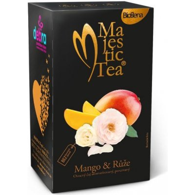 Biogena Majestic Mango & Ruža ovocný čaj aromatizovaný 20 x 2,5 g