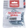 Skrutka do dreva DIN571 ZN, 25ks, 6x40, EXTOL PREMIUM Počet ks a rozmery skrutky: 25 ks, 6 × 40 mm