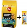 PEDIGREE® Adult Professional Nutrition 12kg s hydinou a zeleninou - suché kompletné krmivo pre dospelé psy veľkých a stredných plemien + DentaStix ZADARMO!