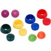 Plastové krytky na skrutky bolt cover 12 mm, zelené