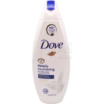 Dove Deeply Nourishing Sprchový gél 250 ml gél na sprchovanie