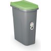 STEFANPLAST Odpadkový kôš Home Eco System 25 l, zelený