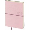 Helma Zápisník Flexio Light Rose tečkovaný 14,5 × 20,5 cm