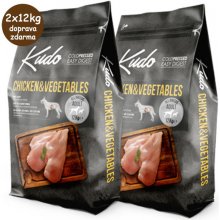 Kudo Dog LG Adult All Size Chicken & Vegetables 2 x 12 kg