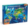 Mudpuppy Puzzle Ohrožené druhy zvířat celého světa 80 dílků