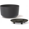 PROSPERPLAST Kvetináč GRACIA STANDART, 23.8 × 23.8 × 14.2cm, antracit