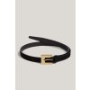 OPASOK GANT SLIM SUEDE BELT BLACK