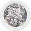d-nails Zdobenie na nechty Crazy Glitter 001 Strieborný