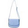 PAOLA dámska crossbody koženková kabelka Nebeská modrá