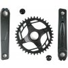 AKCIA! Prevodník+kľučky 170mm k motoru Bafang MaxDrive 500, 38 z., bez krytu