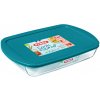 Sklenený pekáč s vekom PYREX 40x27cm/4,9l., borosilikát