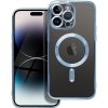 Obal / kryt na Apple iPhone 16 Pro Max modré - ELECTRO MAG COVER