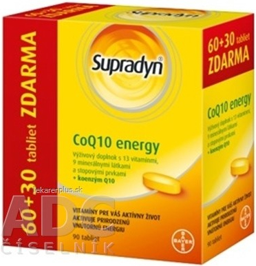 Supradyn CO Q10 Energy 90 tabliet