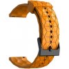 Madvell Silikónový remienok Hexagon oranžová 20mm