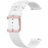 BStrap Silicone Rain remienok na Garmin Vivoactive 5, white
