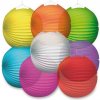 Papierový lampión Transparent priemer 25 cm mix farieb