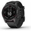 Garmin Fenix 7S Pro Sapphire Solar, Carbon Gray DLC Titanium, Black Band Športové hodinky s gps