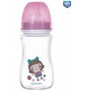 Canpol babies EasyStart Toys antikoliková fľaštička so širokým hrdlom ružová 240ml
