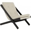 Karup deckchair BOOGIE - lehátko (skladacie) 65x88x75 cm beige black (lak)