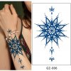 REBELULU Vodeodolná dočasné tetovanie tetovačka Sun Star Flash Ornament tetovanie Body Art Tatoo