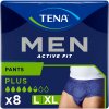 TENA Men Pants Plus inkontinenčná bielizeň modrá veľkosť L/XL 8 ks