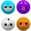 Schylling NeeDoh Set stláčacích loptičiek Squishmas Squishkins