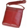 Segali dámská kožená kabelka 7001 červená